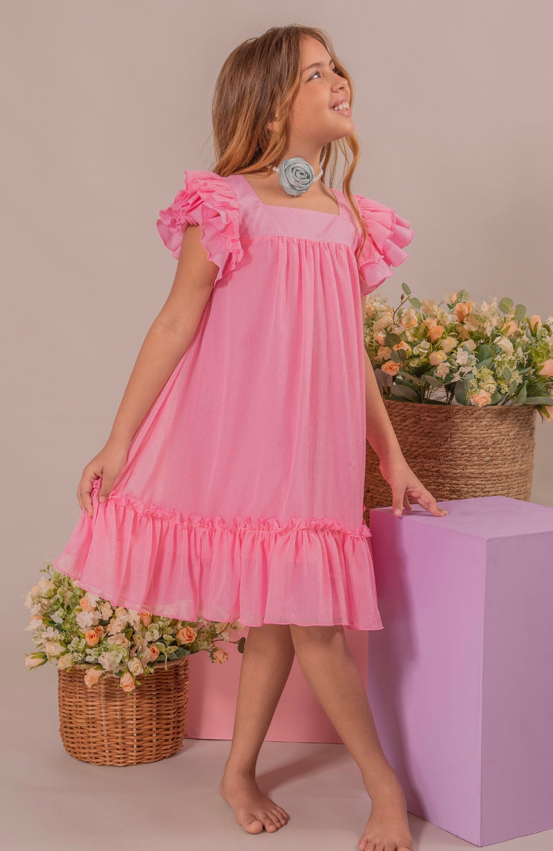 Vestido para Niña Soy Confianza - Rosa