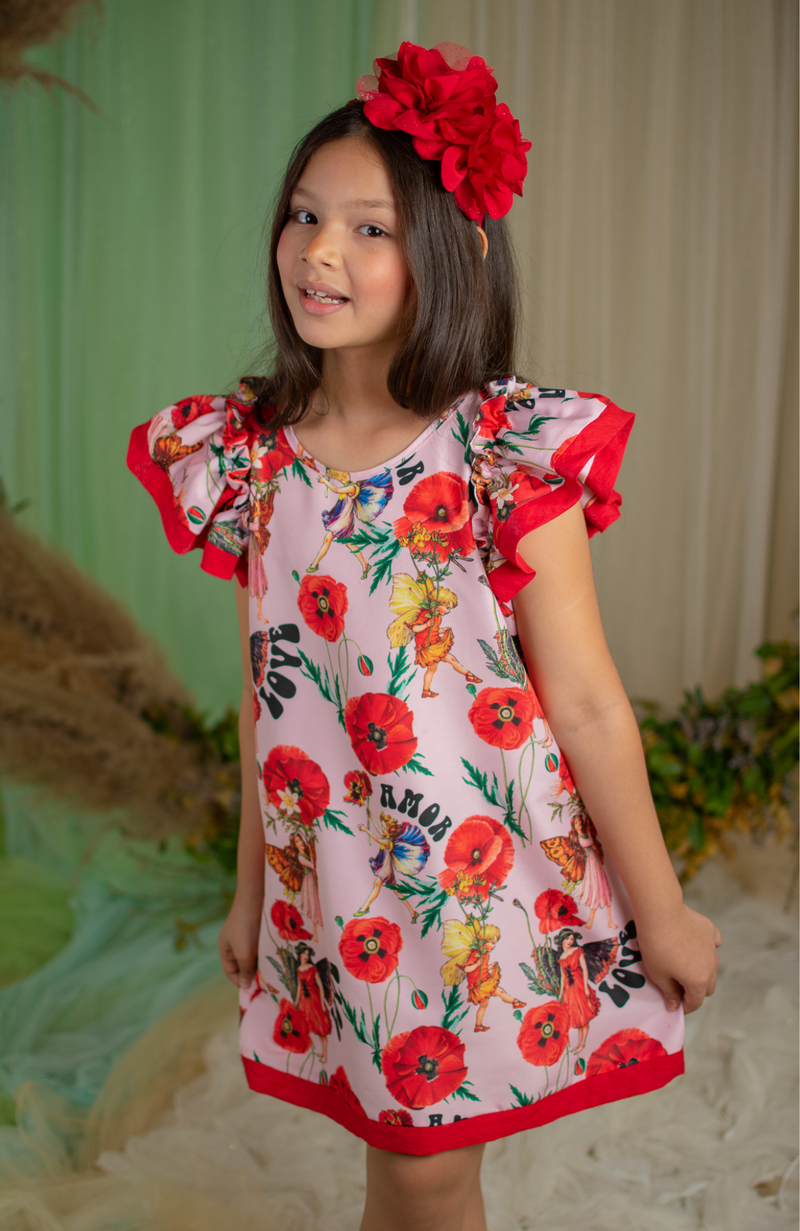 Vestido para Niña Valentía – Lilo Couture - Ropa de Diseño para Niñas