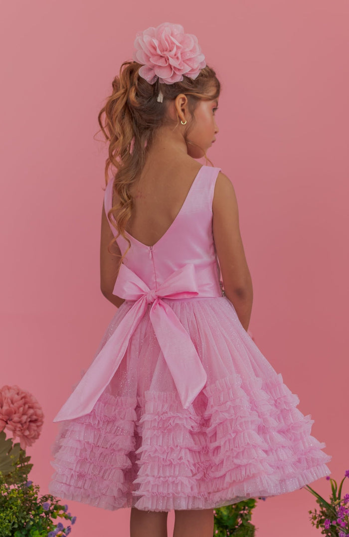 Vestido Para Niña Delicada - Rosa