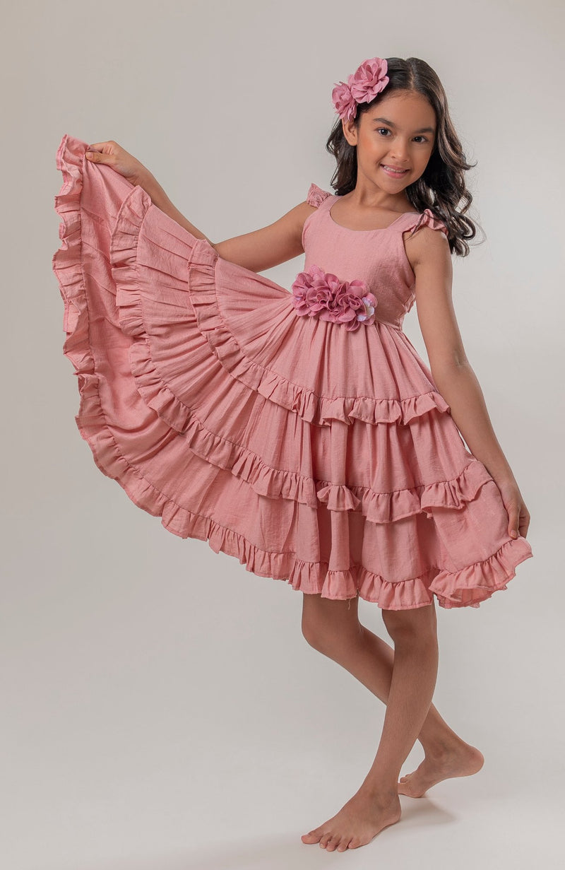 Vestido Para Niña Ambrosia Rosa