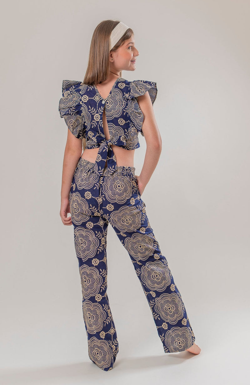 Conjunto Para Niña pantalon Sublime Azul