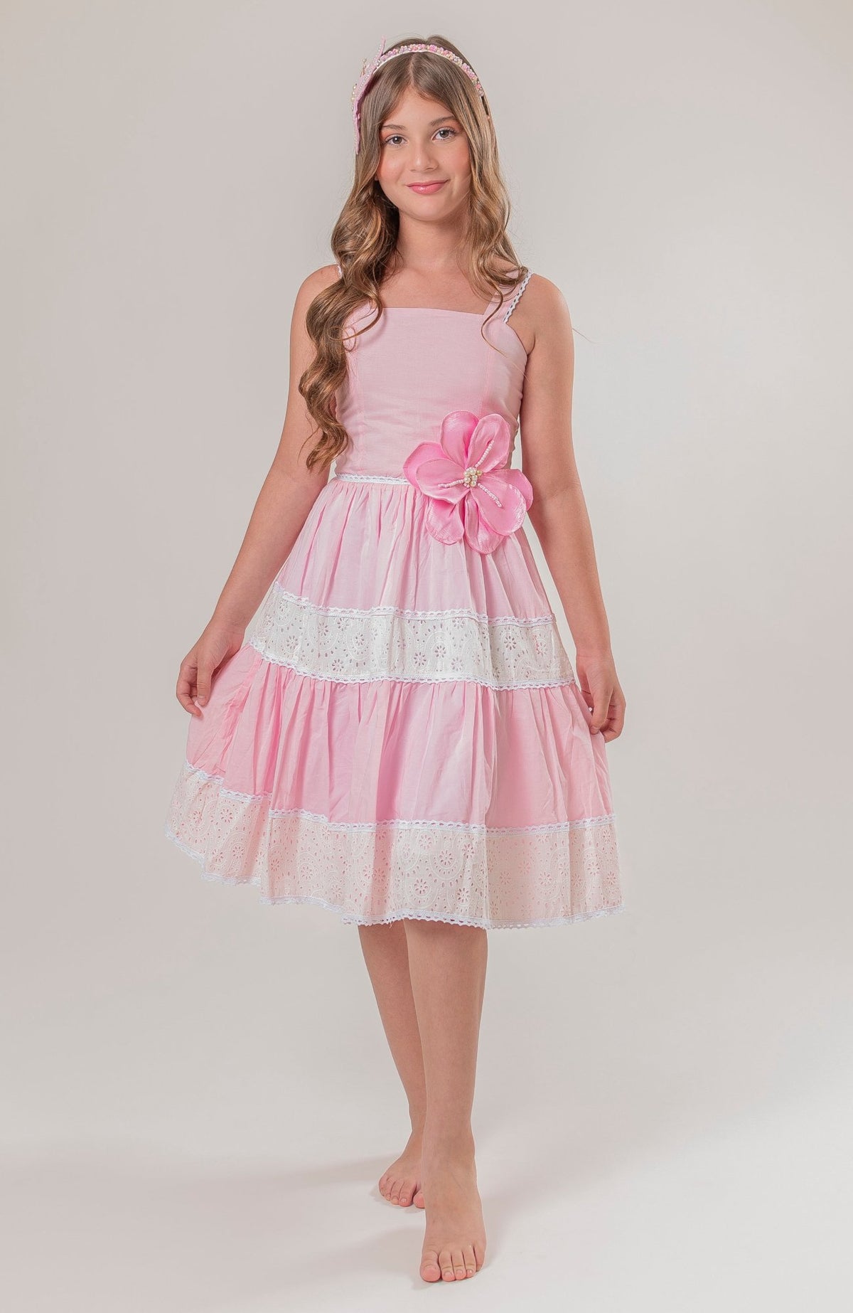 Vestido Para Niña Delicia Rosa