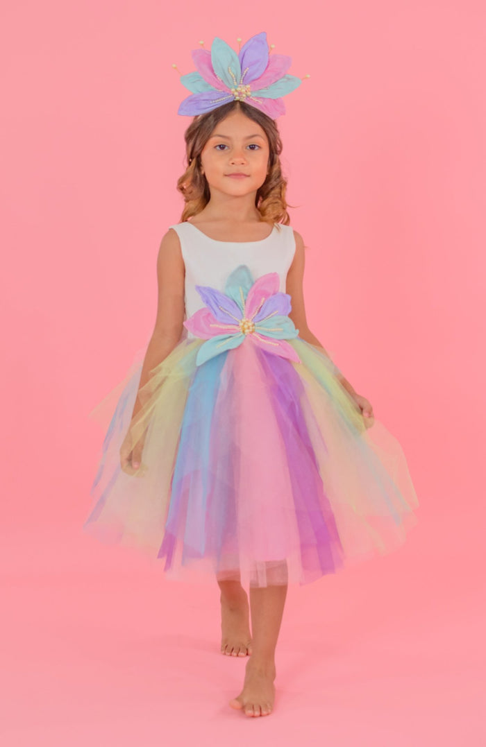 Vestido Para Niña Hadas - Multicolor - (PREORDEN 8 Días)