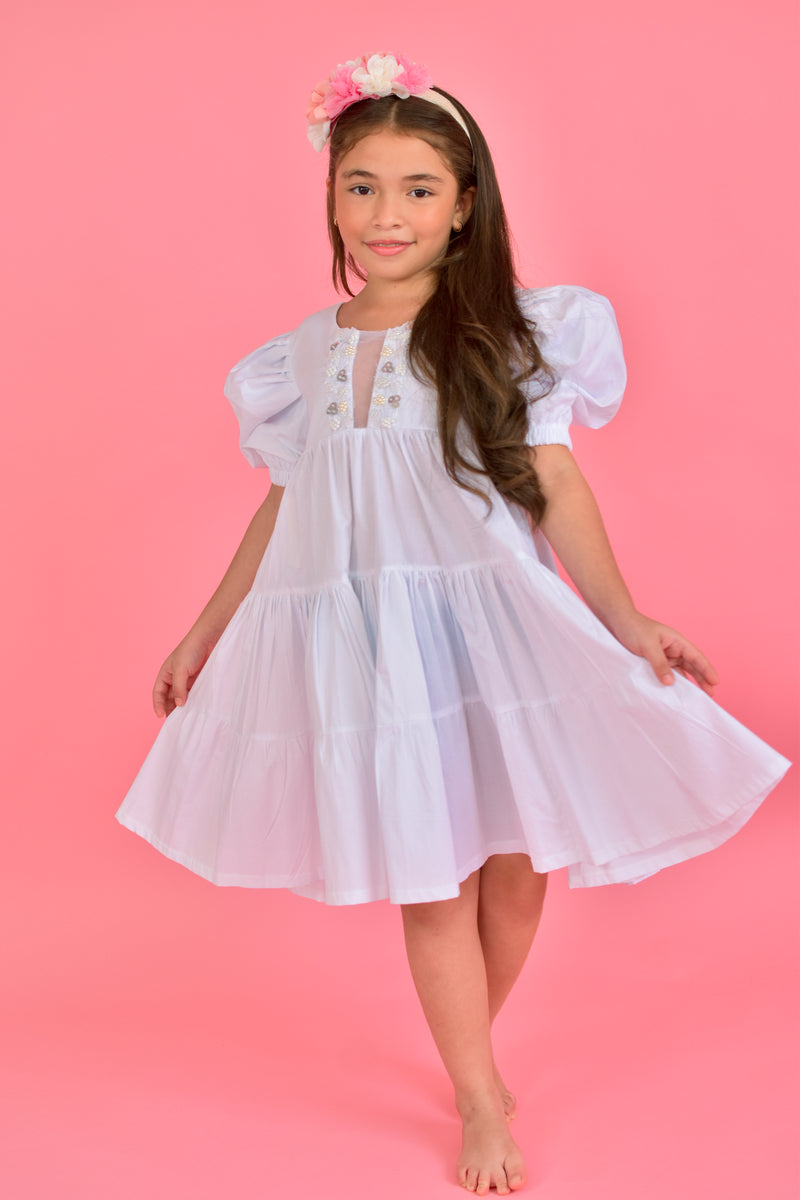 Vestido para Niña Perdón - Blanco