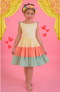 Vestido Para Niña Esplendor Amarillo