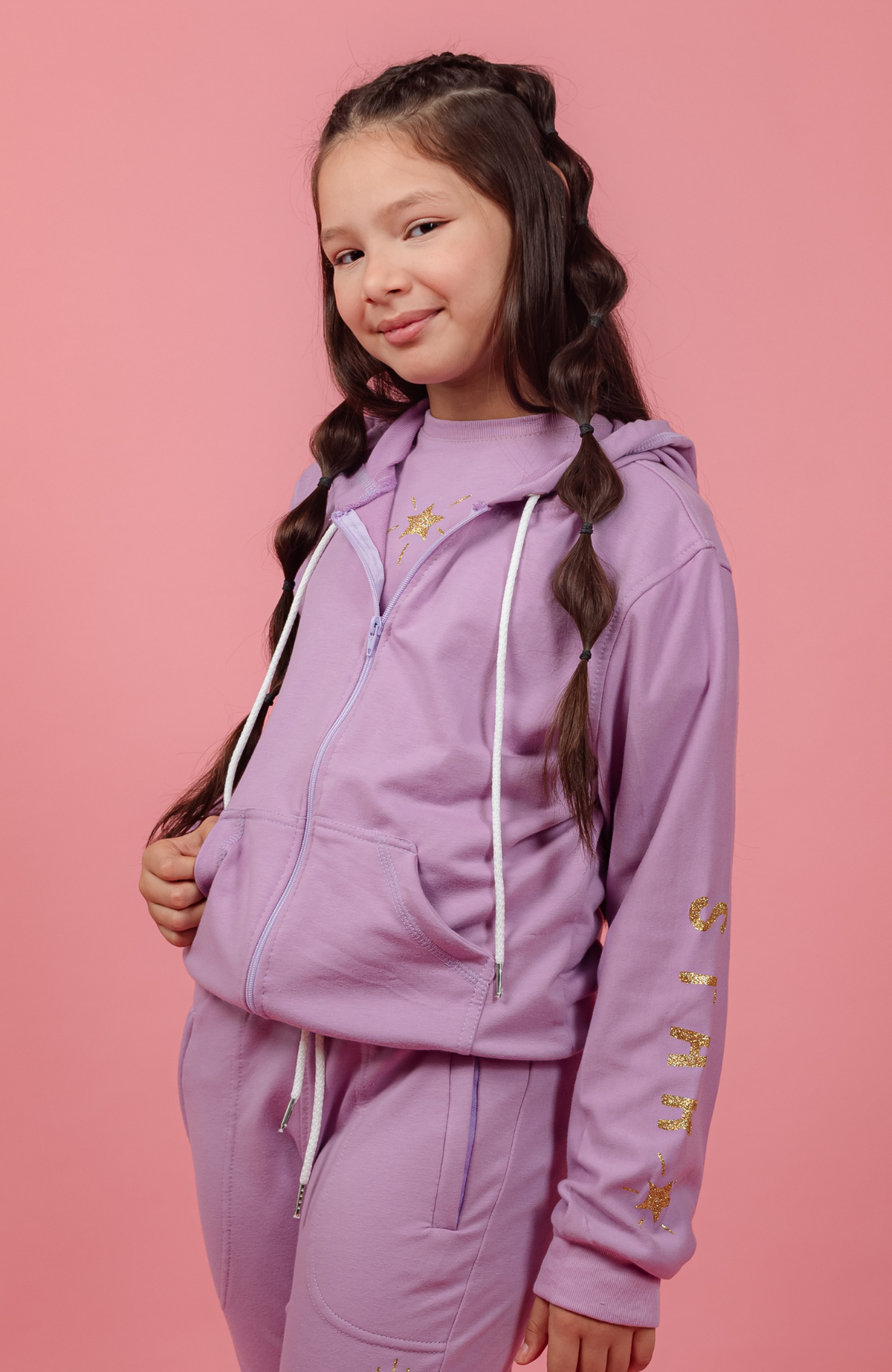 Hoodie para Niña Just Shine