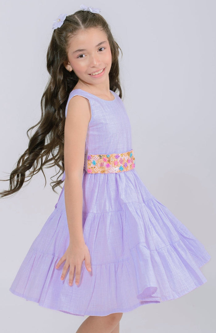 Vestido Para niña Mandato Lila