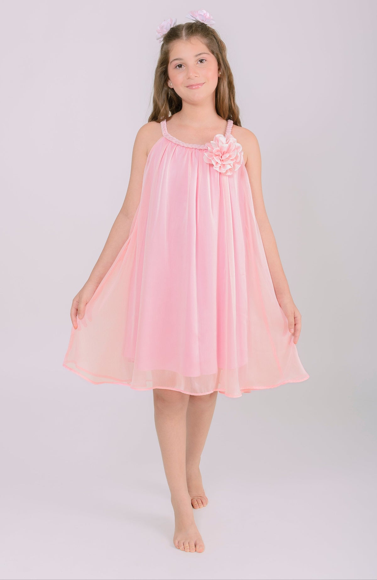 Vestido Para niña Melisas Rosa