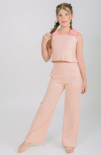 Conjunto Para Niña pantalon Bohemio Rosa