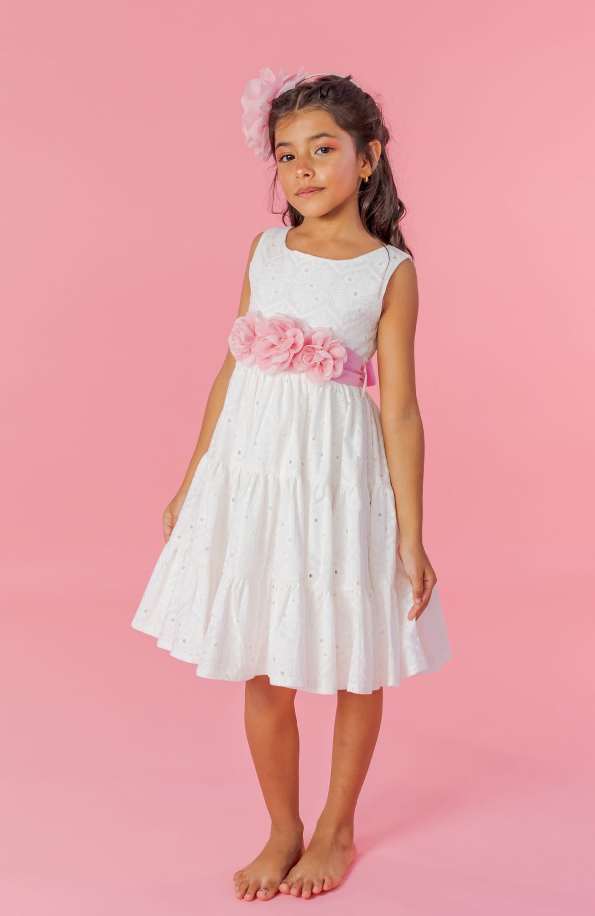 Vestido Para Niña Providencia - Rosa