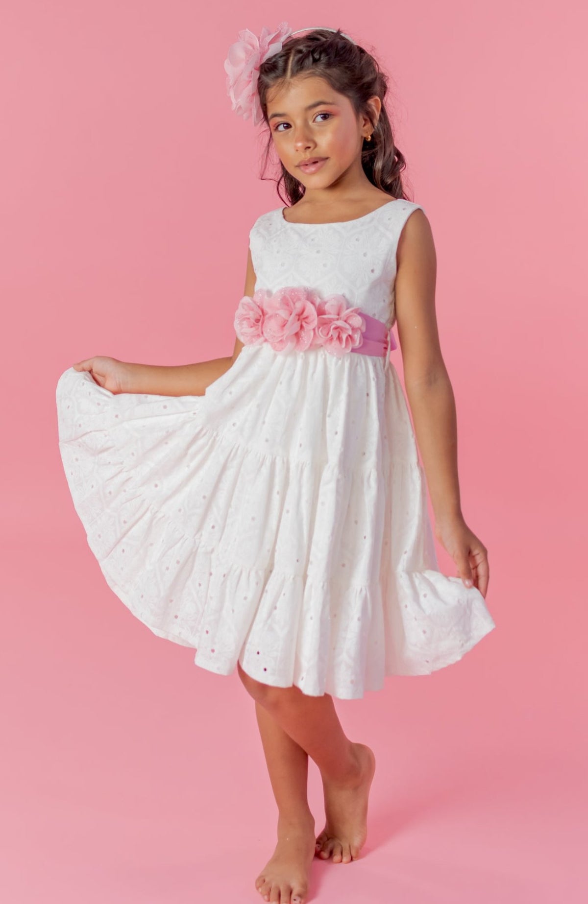 Vestido Para Niña Providencia - Rosa