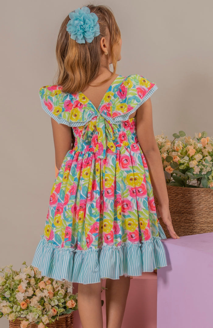 Vestido para Niña Soy Romántica - Multicolor