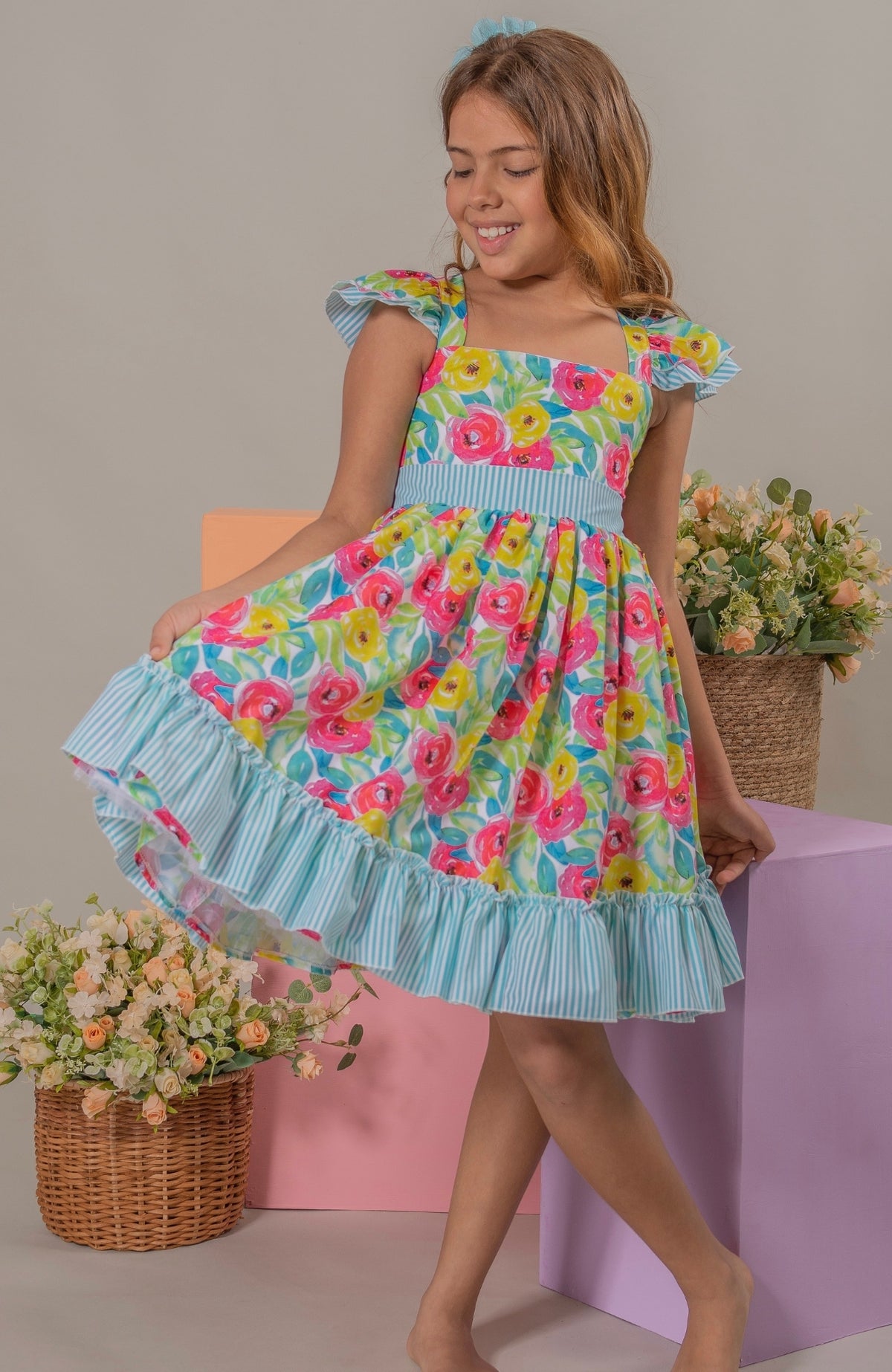 Vestido para Bebé Soy Romántica - Multicolor