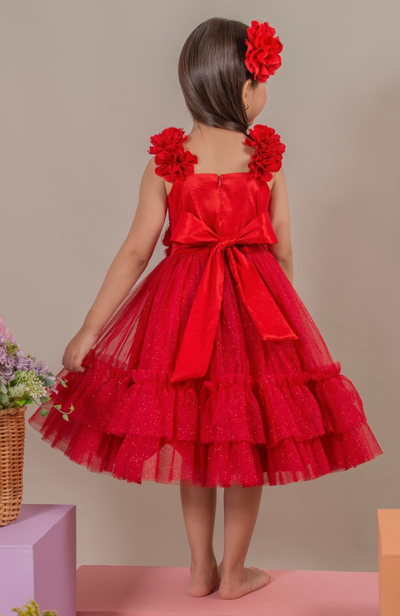 Vestido para Bebé Soy Valiosa - Rojo