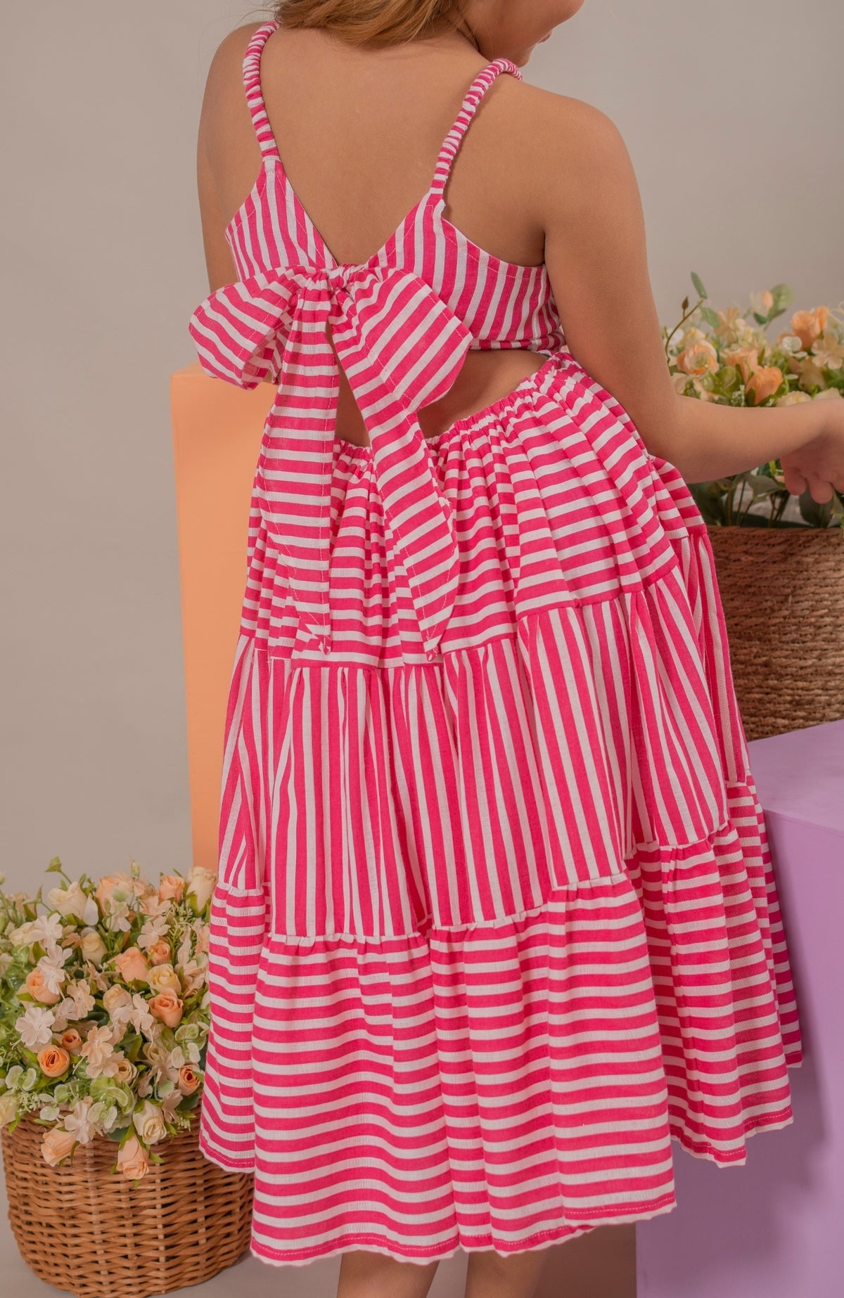 Vestido para Niña Soy Virtuosa - Fucsia