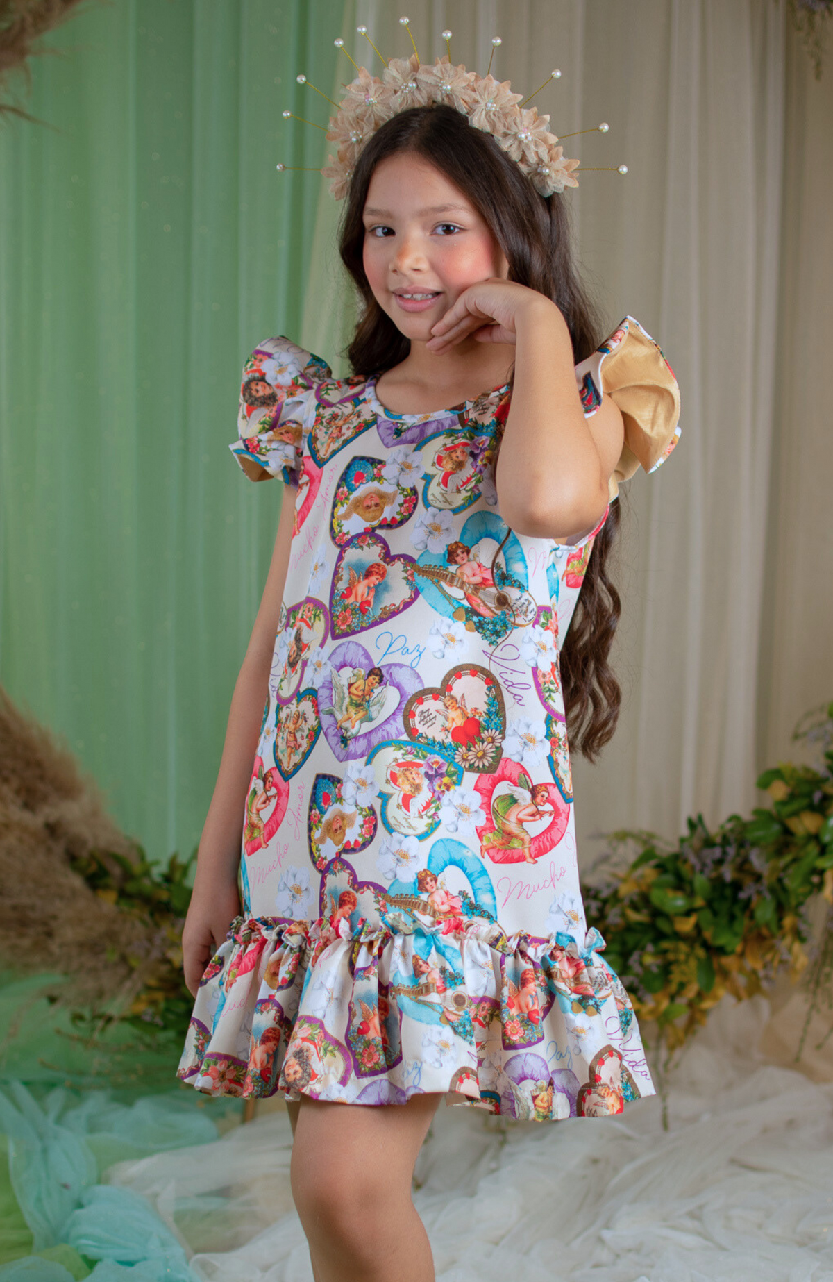 Vestido para Niña Vida – Lilo Couture - Ropa de Diseño para Niñas